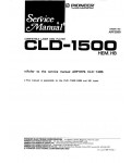 Сервисная инструкция Pioneer CLD-1500