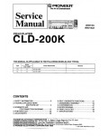 Сервисная инструкция Pioneer CLD-200K