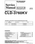 Сервисная инструкция Pioneer CLD-3760KV