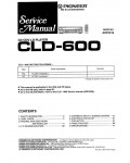 Сервисная инструкция Pioneer CLD-600