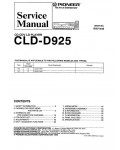 Сервисная инструкция Pioneer CLD-D925
