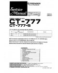 Сервисная инструкция Pioneer CT-777