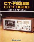Сервисная инструкция Pioneer CT-F8080, CT-F8282