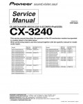 Сервисная инструкция Pioneer CX-3240