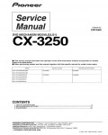 Сервисная инструкция Pioneer CX-3250