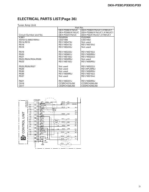 Сервисная инструкция Pioneer DEH-P33, DEH-P330, DEH-P3300