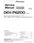 Сервисная инструкция Pioneer DEH-P6200