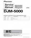 Сервисная инструкция Pioneer DJM-5000