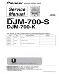 Сервисная инструкция Pioneer DJM-700-K, S