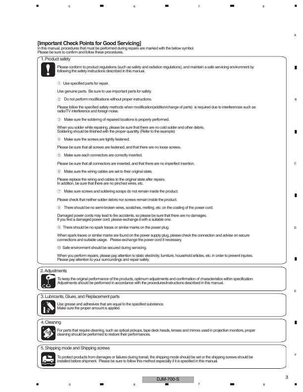 Сервисная инструкция Pioneer DJM-700-K, S