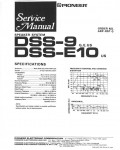 Сервисная инструкция Pioneer DSS-9, E10