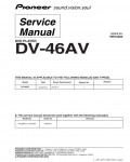 Сервисная инструкция Pioneer DV-46AV