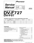 Сервисная инструкция Pioneer DV-F07, DV-F727