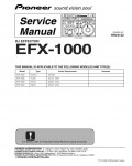 Сервисная инструкция Pioneer EFX-1000
