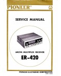 Сервисная инструкция Pioneer ER-420
