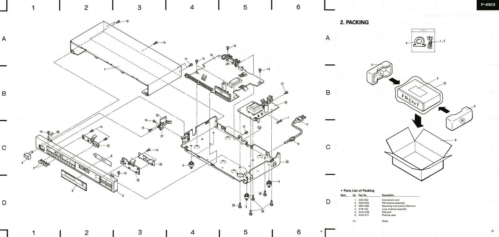 Сервисная инструкция Pioneer F-223, F-223-S (ARP-1563)