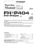 Сервисная инструкция Pioneer FH-P404