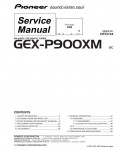 Сервисная инструкция Pioneer GEX-P900XM