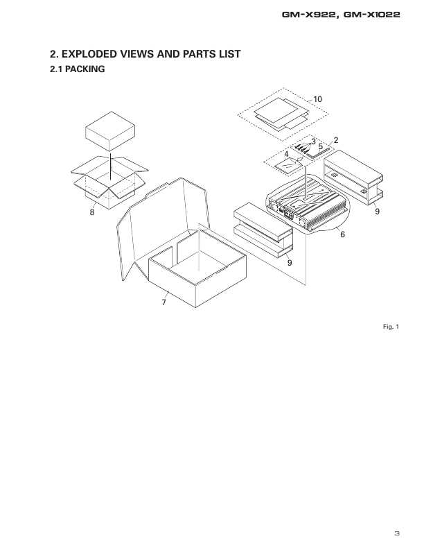 Сервисная инструкция Pioneer GM-X922, GM-X1022