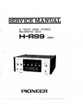 Сервисная инструкция Pioneer H-R99