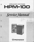 Сервисная инструкция Pioneer HPM-100