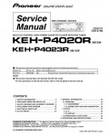 Сервисная инструкция Pioneer KEH-P4020R, KEH-P4023R