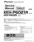 Сервисная инструкция Pioneer KEH-P6021R, KEH-P6025