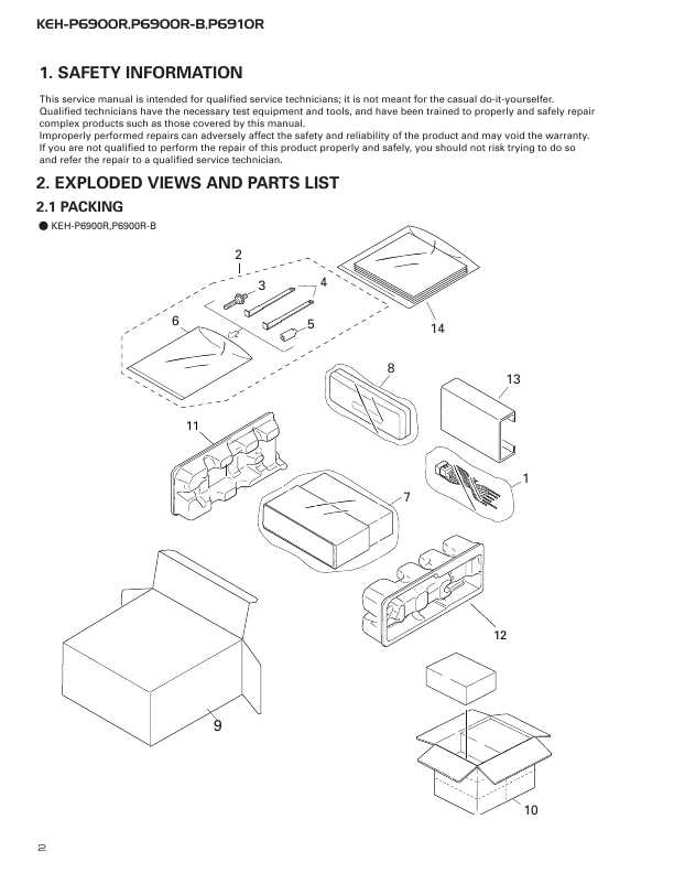 Сервисная инструкция Pioneer KEH-P6900R, KEH-P6910R