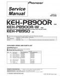 Сервисная инструкция Pioneer KEH-P8900R, KEH-P8950