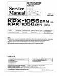 Сервисная инструкция Pioneer KPX-1056