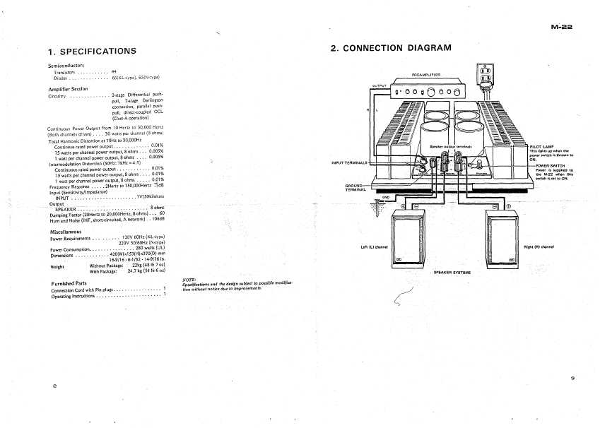 Сервисная инструкция Pioneer M-22