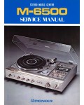 Сервисная инструкция Pioneer M-6500