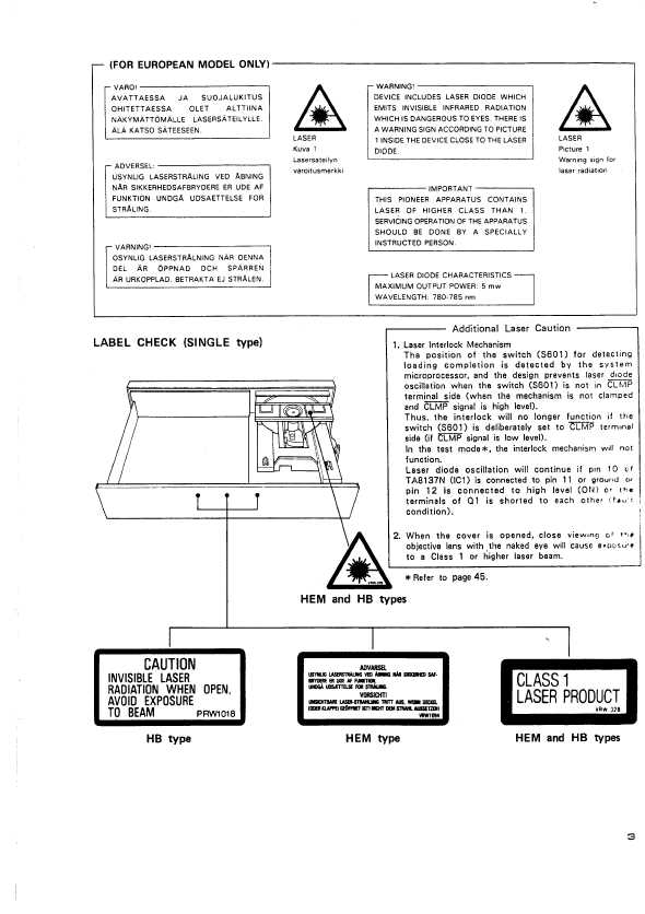 Сервисная инструкция Pioneer PD-6500, PD-7500