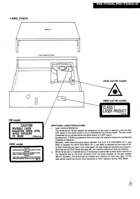 Сервисная инструкция Pioneer PD-7050