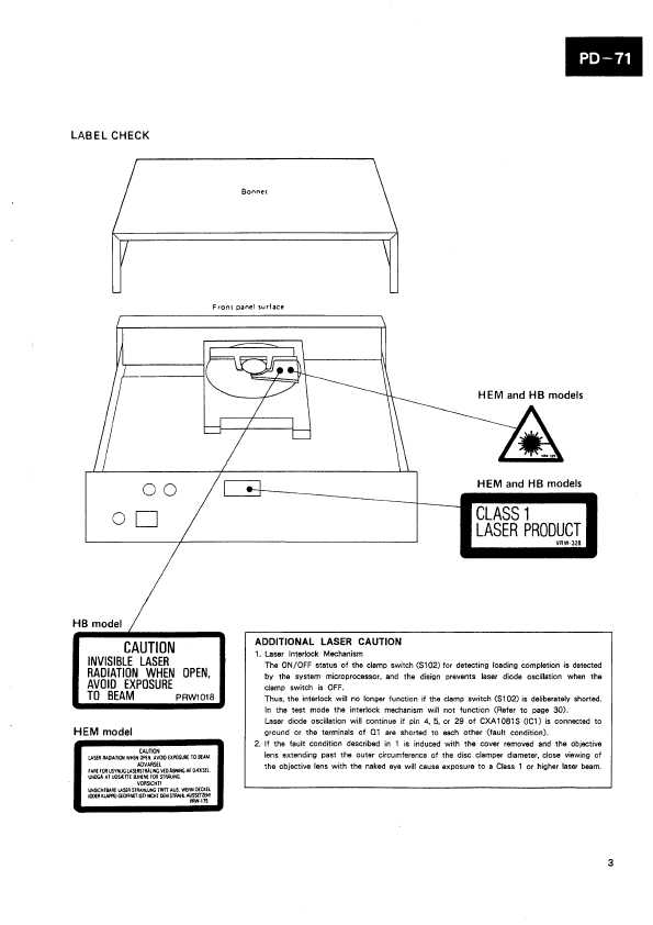 Сервисная инструкция Pioneer PD-71, PD-9300