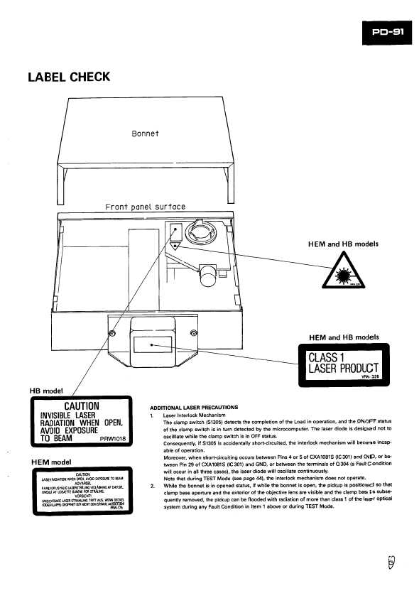 Сервисная инструкция Pioneer PD-91