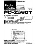 Сервисная инструкция Pioneer PD-Z560T