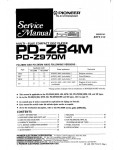 Сервисная инструкция Pioneer PD-Z84M, PD-Z970M
