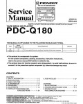 Сервисная инструкция Pioneer PDC-Q180
