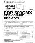 Сервисная инструкция Pioneer PDP-503CMX, PDP-503MXE