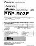 Сервисная инструкция Pioneer PDP-R03E