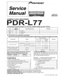 Сервисная инструкция Pioneer PDR-L77