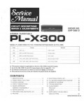 Сервисная инструкция PIONEER PL-X300, ARP-665-0
