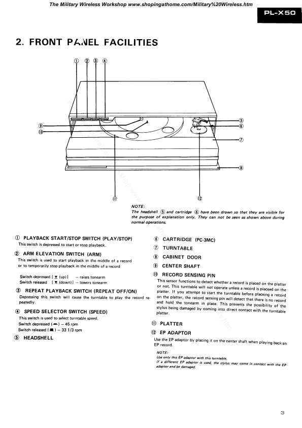 Сервисная инструкция Pioneer PL-X50