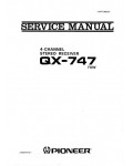 Сервисная инструкция Pioneer QX-747