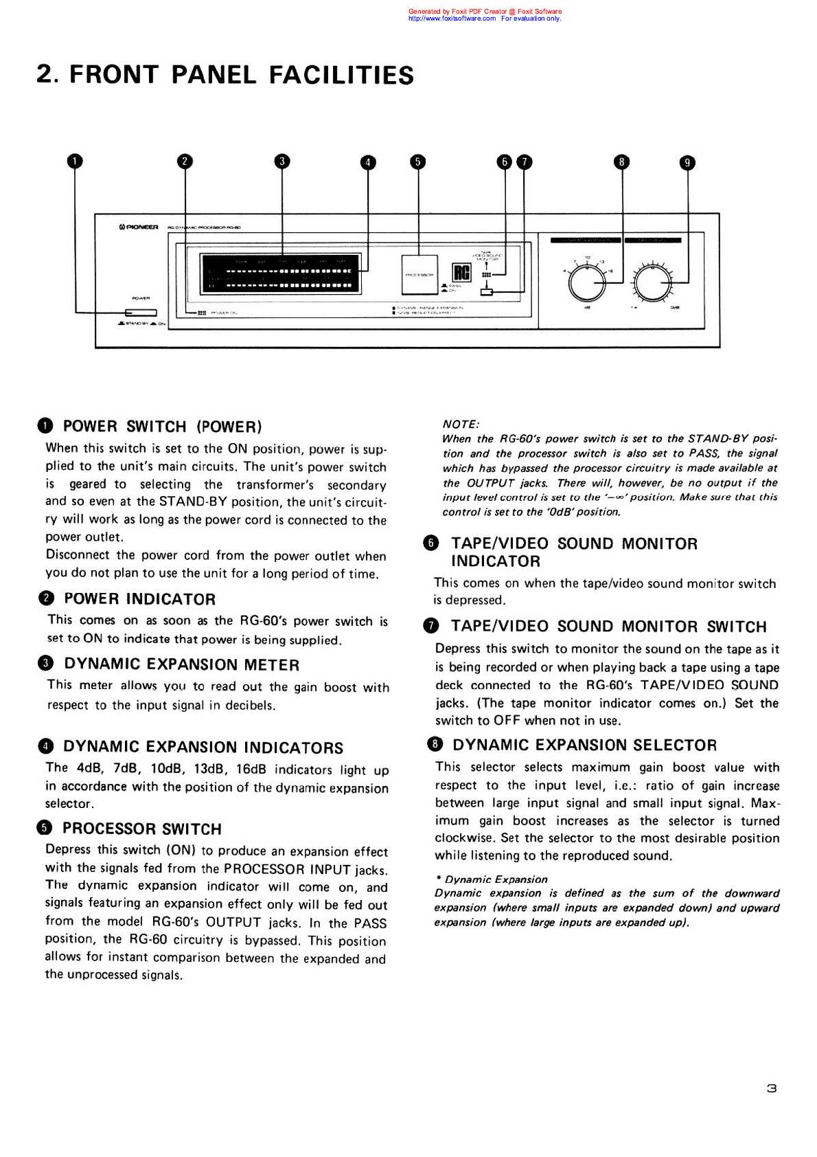 Сервисная инструкция Pioneer RG-60