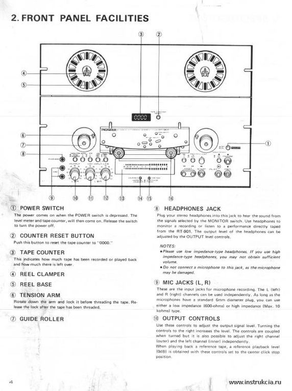 Сервисная инструкция PIONEER RT-901