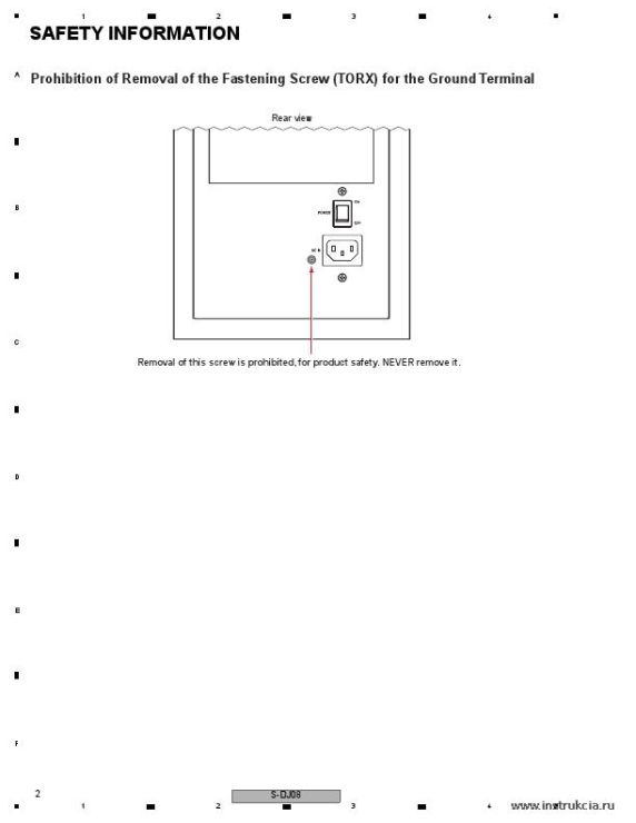 Сервисная инструкция PIONEER S-DJ08