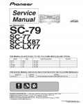 Сервисная инструкция PIONEER SC-77, 79, LX77, LX87, RRV4463
