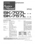 Сервисная инструкция Pioneer SK-707L, SK-757L